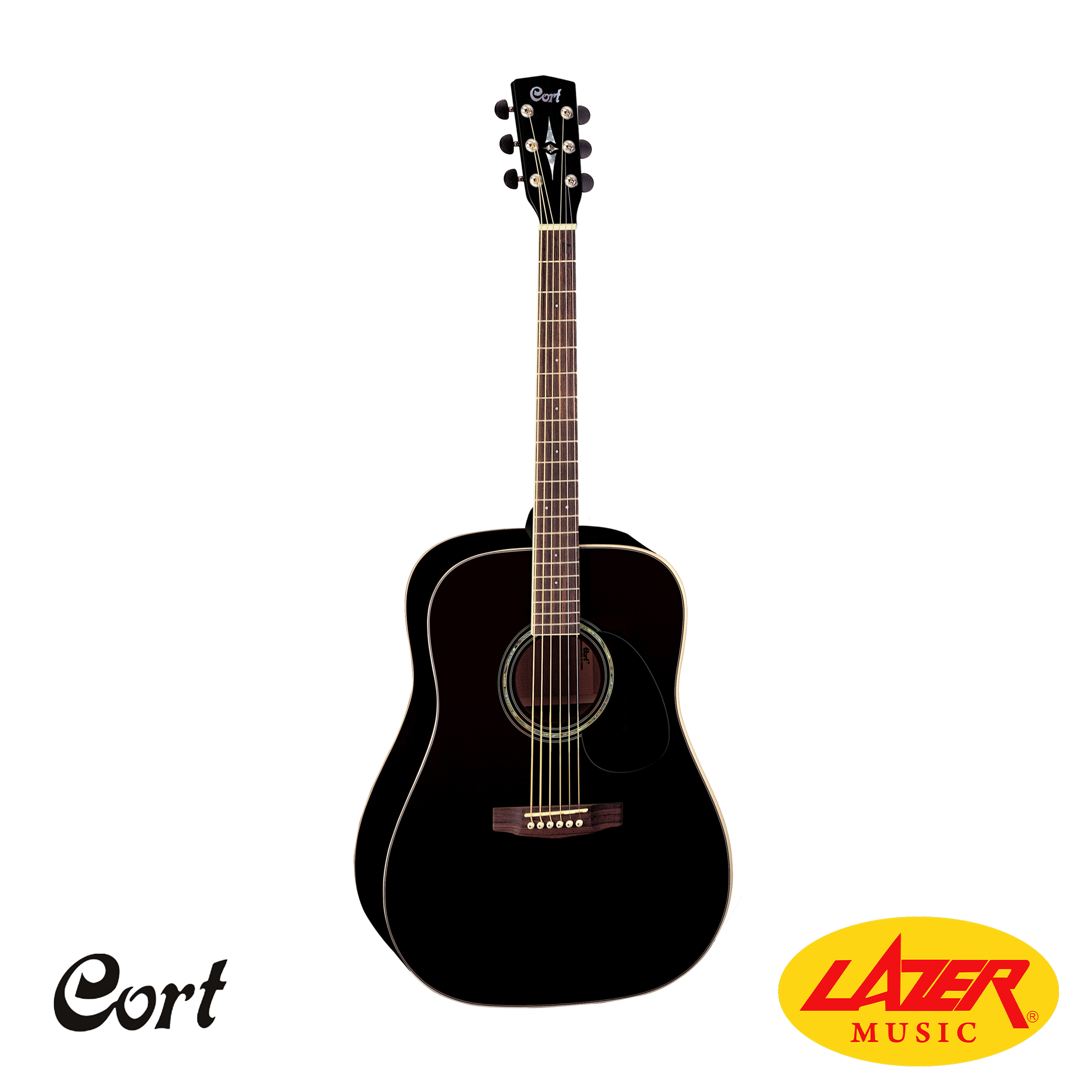Cort Earth100 Acoustic Guitar (Black)